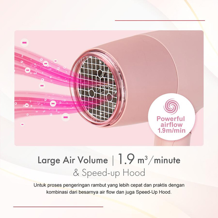 Tescom Pengering Rambut Ionic Care Hair Dryer - TD550ID | TD550-ID